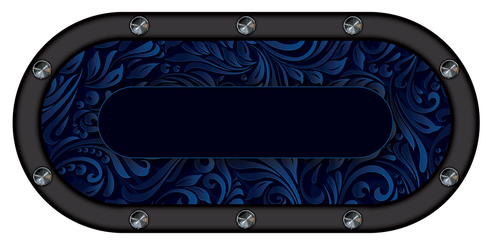 swirl-bleu table de poker swirl bleu